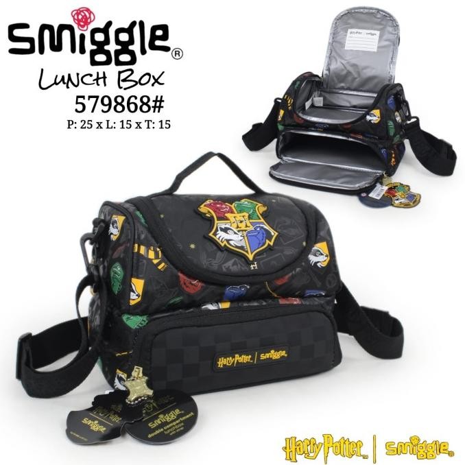 BIG SALE SMIGGLE HARRY POTTER SET BACKPACK LUNCHBAG 