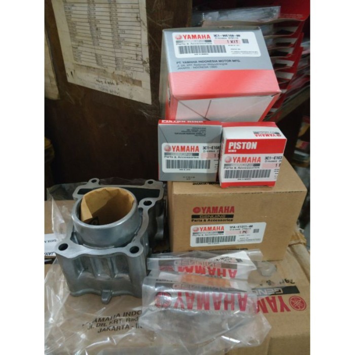 Blok Seher Piston Set Paket Vixion 3C1 Original Asli Yamaha 1Pa-E1311