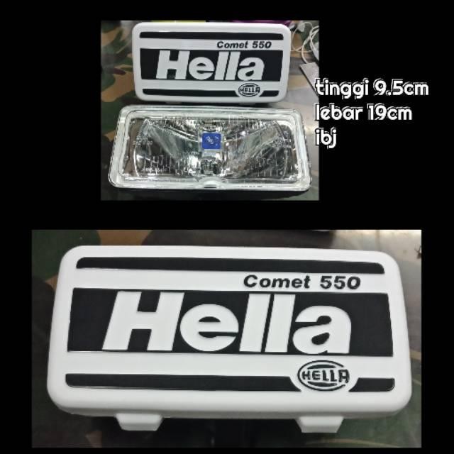Lampu Buat Kabut Merk Hella Comet 550 Bentuk Kotak