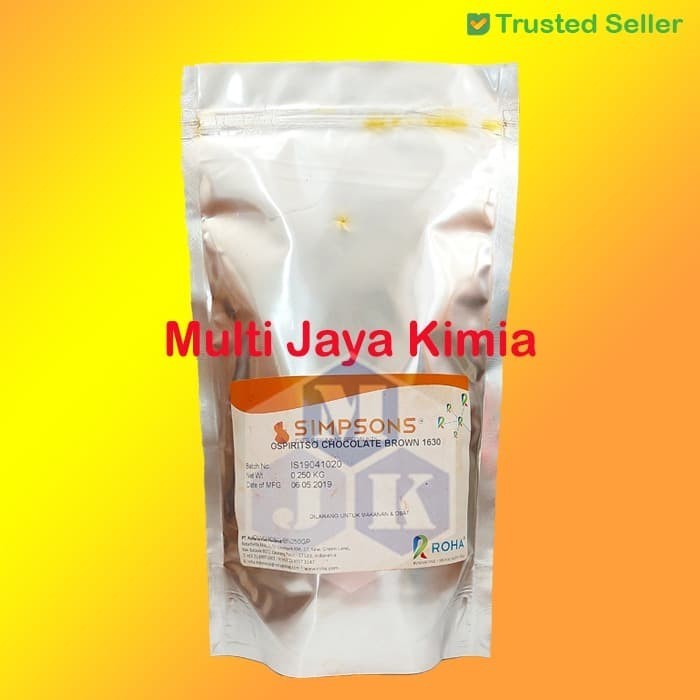 

Pewarna Minyak Ospiritso Chocolate Brown 1630 250Gram