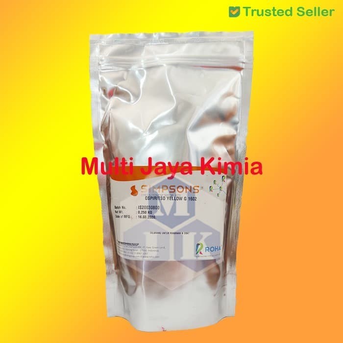 

Pewarna Minyak Ospiritso Yellow G 1602 250Gram