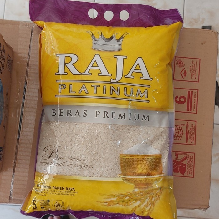 

beras raja platinum 5 kg Premiun