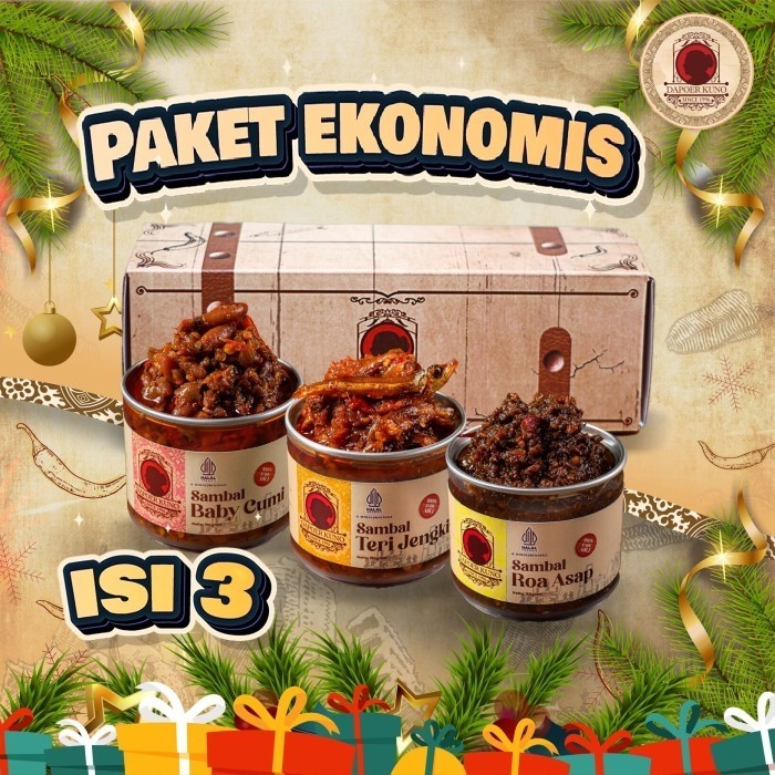 

Paket Sambal - Ekonomis isi 3 DAPOER KUNO