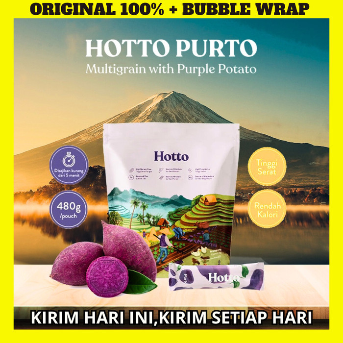 

HOTTO PURTO 1 Pouch 16 Sachet Multigrain With Purple Potato Pouch Hoto