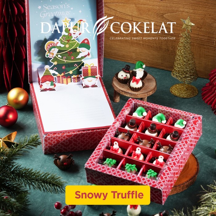 

DAPUR COKELAT - Snowy Truffle Cokelat Collection Natal