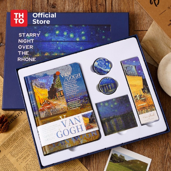 

THTO Set Notebook Creative Gift Hadiah Souvernir Retro Handbook A068