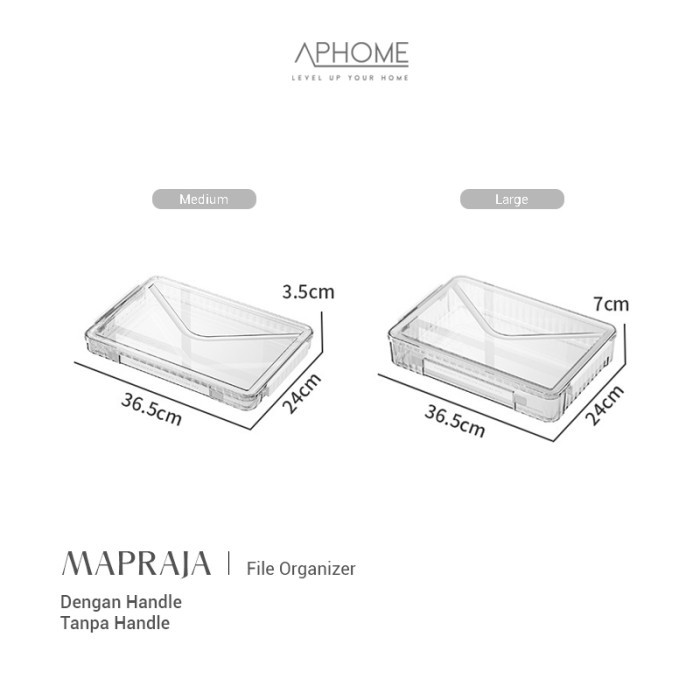 

APHOME Kotak Penyimpanan Berkas dan Map File Organizer Office MAPRAJA
