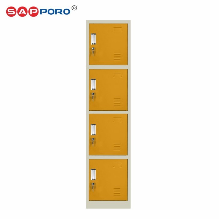 SAPPORO KOLN 4 - Loker Besi 4 Pintu Steel Locker 4 Doors