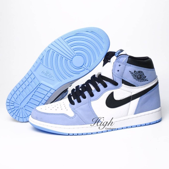 Air Jordan 1 High University Blue UNC 100% Authentic