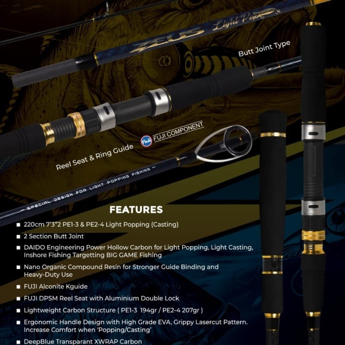 JORAN POPPING DAIDO ZEUS 220CM PE 2-4