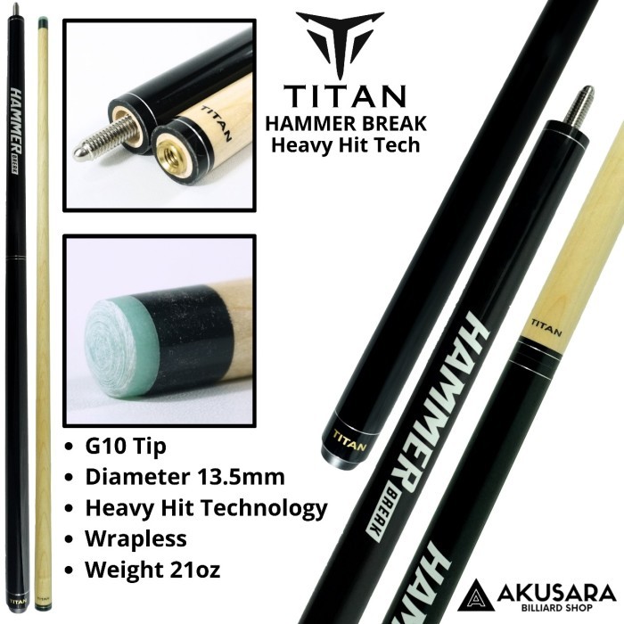Titan Hammer Break Cue Stick Billiard
