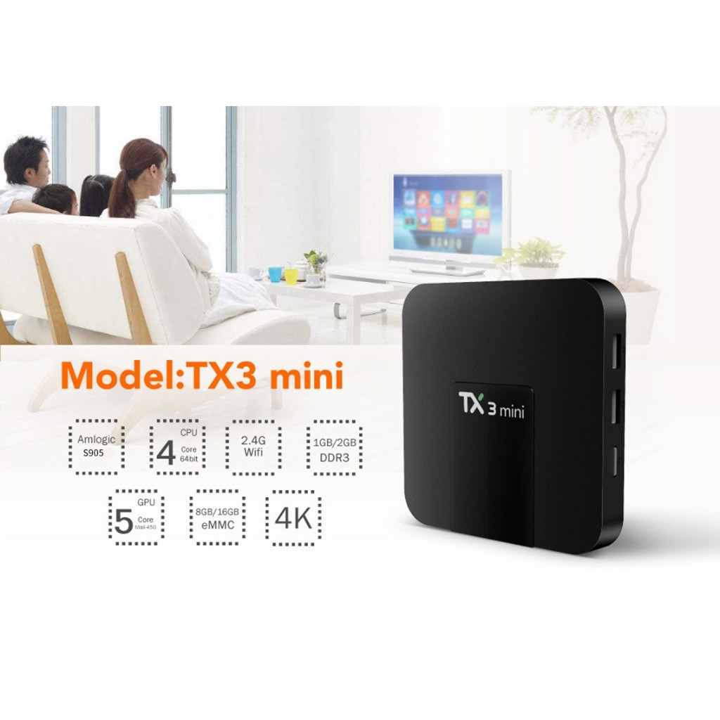 Android Tv Box TANIX TX3 mini OS 10 RAM 2GB ROM 16GB /Smart TV Box Media Player/STB Android TV/Set
