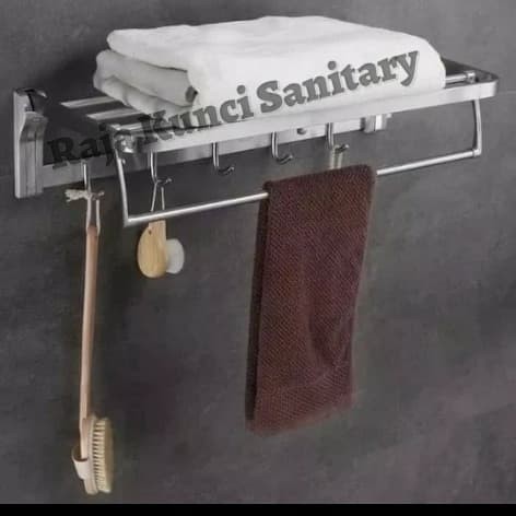 Gantungan Handuk Stainless SUS 304/Rak Handuk Lipat Stainless 304