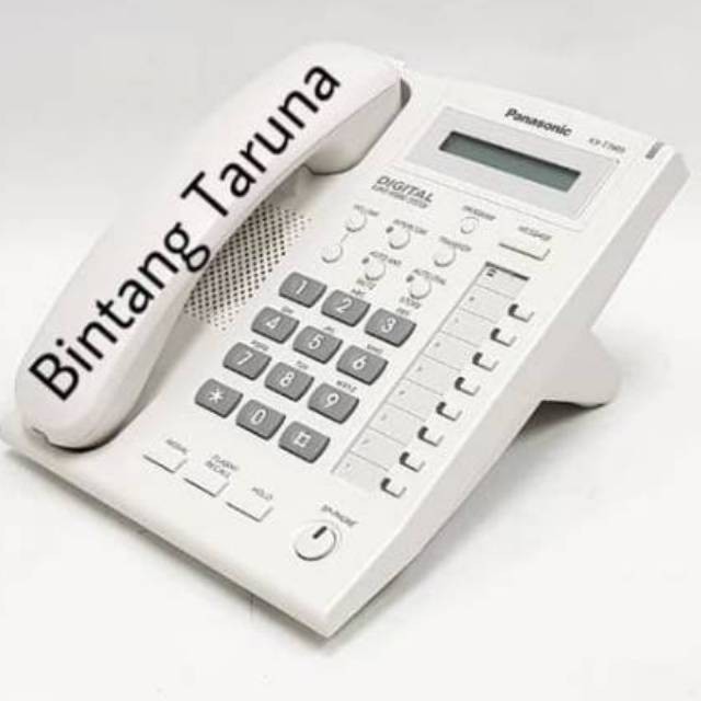 Telepon Kabel Panasonic KX-T7665 Telepon Digital Panasonic KX-T7665 (Putih)