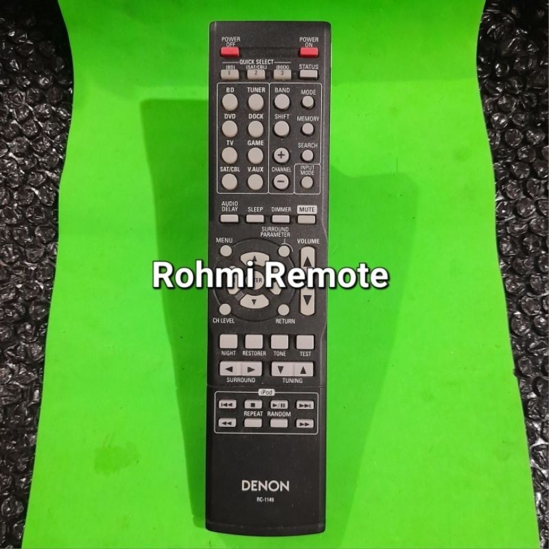 REMOTE REMOT HOME AUDIO AV AMPLIFIER DENON RC-1149 ORIGINAL ASLK