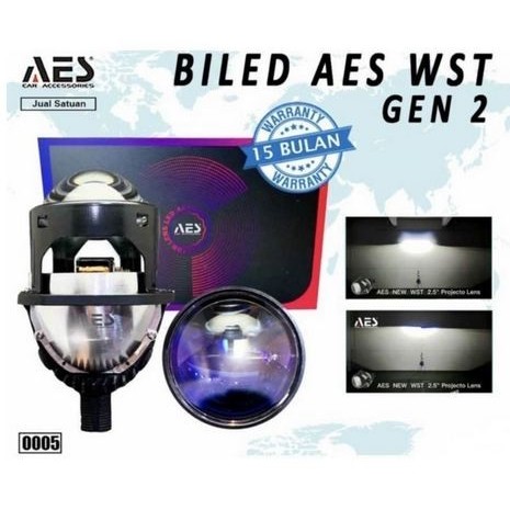 Biled Aes Wst 2.5 Bluelens Gen 2 Projector Aes Biled Motor Mobil Inchi Murah