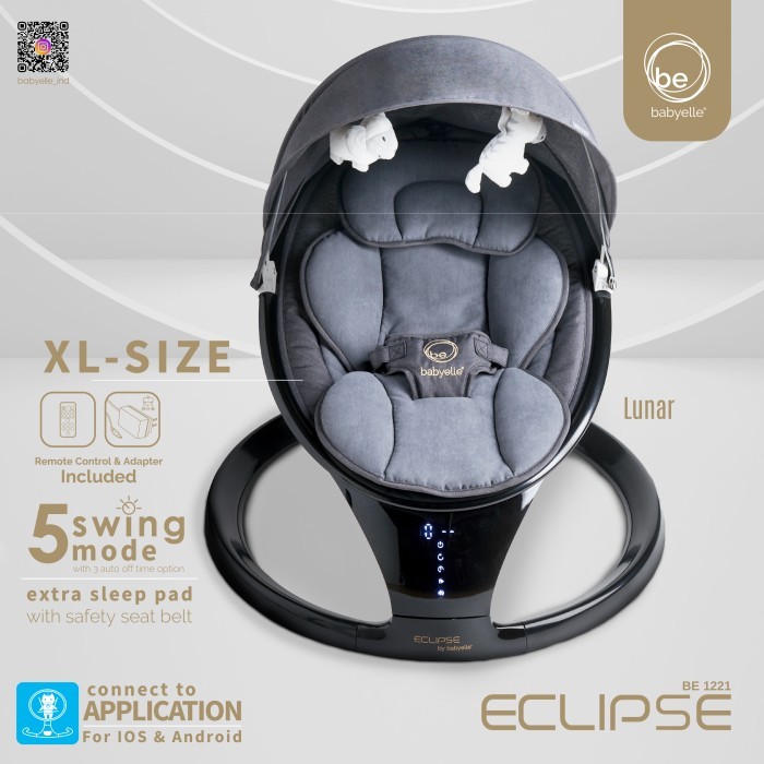 Bouncer Swing Baby Elle Eclipse / Ayunan Bayi Elektrik