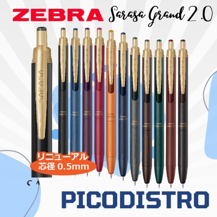 

Pulpen ZEBRA Sarasa Grand Vintage 2 Renewal Gel Ballpoint Rollerball Pen / Pulpen Gel Grand Sarasa