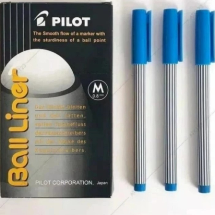 

BALLPOINT PILOT BALLINER 0.8 MM HARGA SATU LUSIN ISI 12 PULPEN