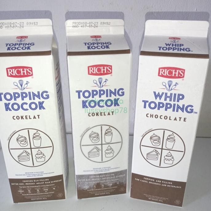 Richs gold coklat whipping cream Berkualitas