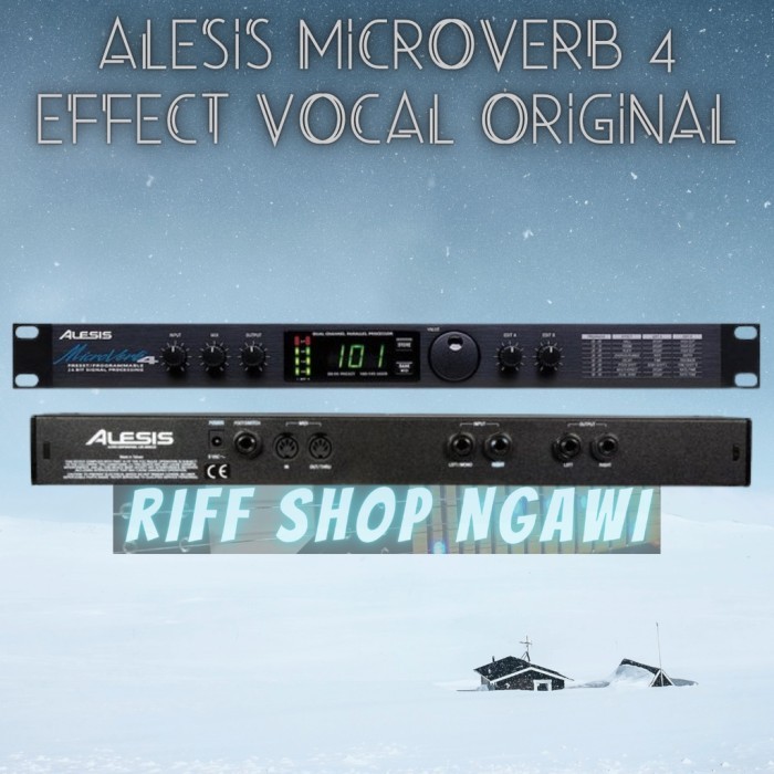 Vokal Efek Original Alesis Microverb 4 - Microverb4 Effect Vocal