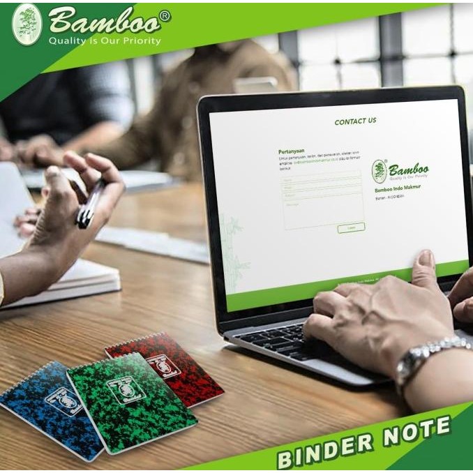 

Bamboo Binder Note No.5 - 404 Note Book [20 Pcs]