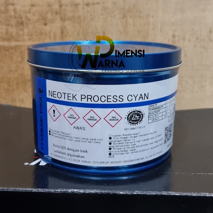 

PROMO! Tinta Offset Cemani Toka - Neotex Process Cyan