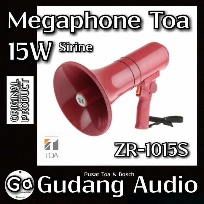 Megaphone Toa ZR-1015S (ada sirine) ENC
