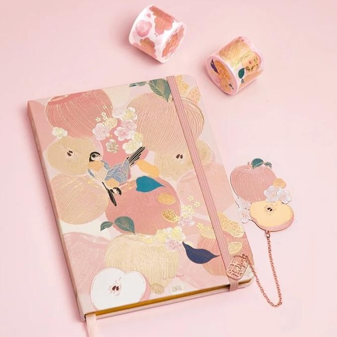 

Notebook Washi Tape Set Gift Box Hampers Journal Diary Buku Tulis