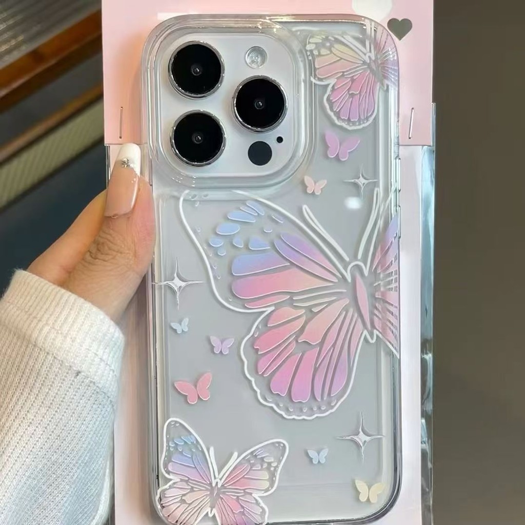 Fantasi Kupu-Kupu Untuk Soft Case Hp Samsung S26 Plus U S25 Ultra S25 Plus Galaxy M55 M15 M54 M23 5G
