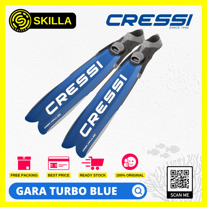 Cressi Gara Modular Turbo Impulse Freediving Long Fins Terbaik