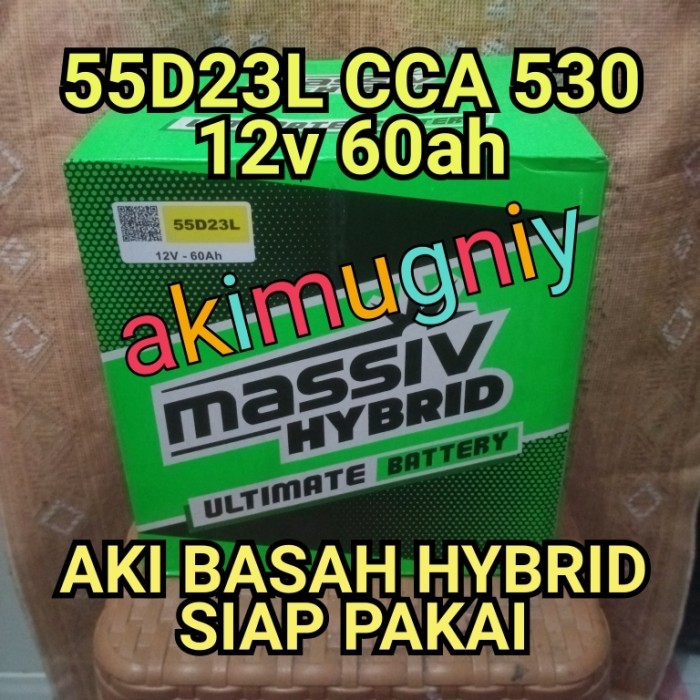 Aki Mobil Juke Serena Camry Xtrail Alphard 55D23L Hybrid Gs Incoe Gold