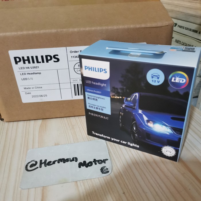 Bohlam Mobilio Brio Freed Jazz City Hrv Philips Led White H4 Original