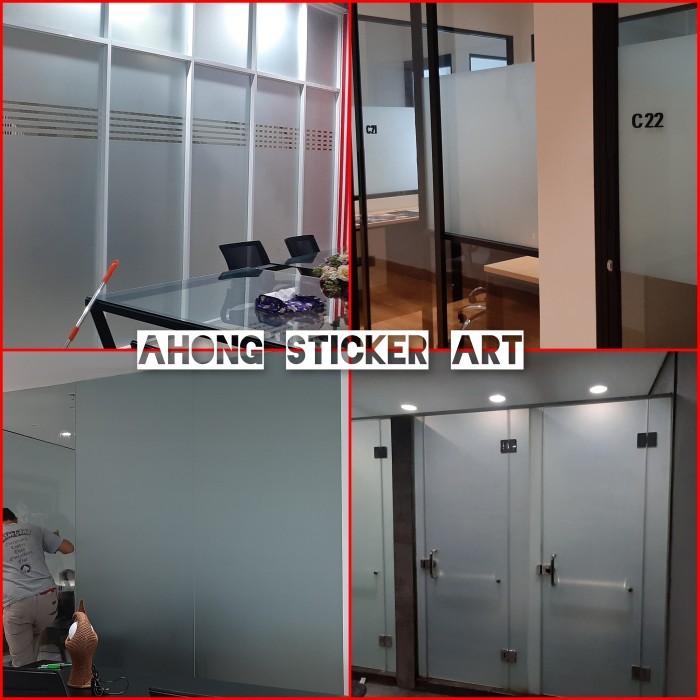 SGA1 STICKER SANDBLAST/STIKER KACA SANDBLAST/STICKER SANDBLAST WARNA NTX