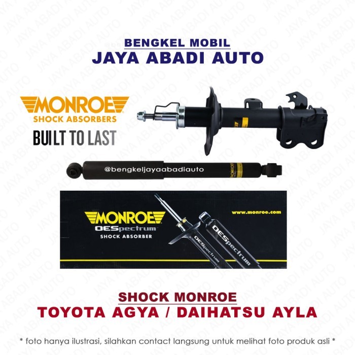 Shock Breaker Monroe - Toyota Agya / Daihatsu Ayla (2013-On)