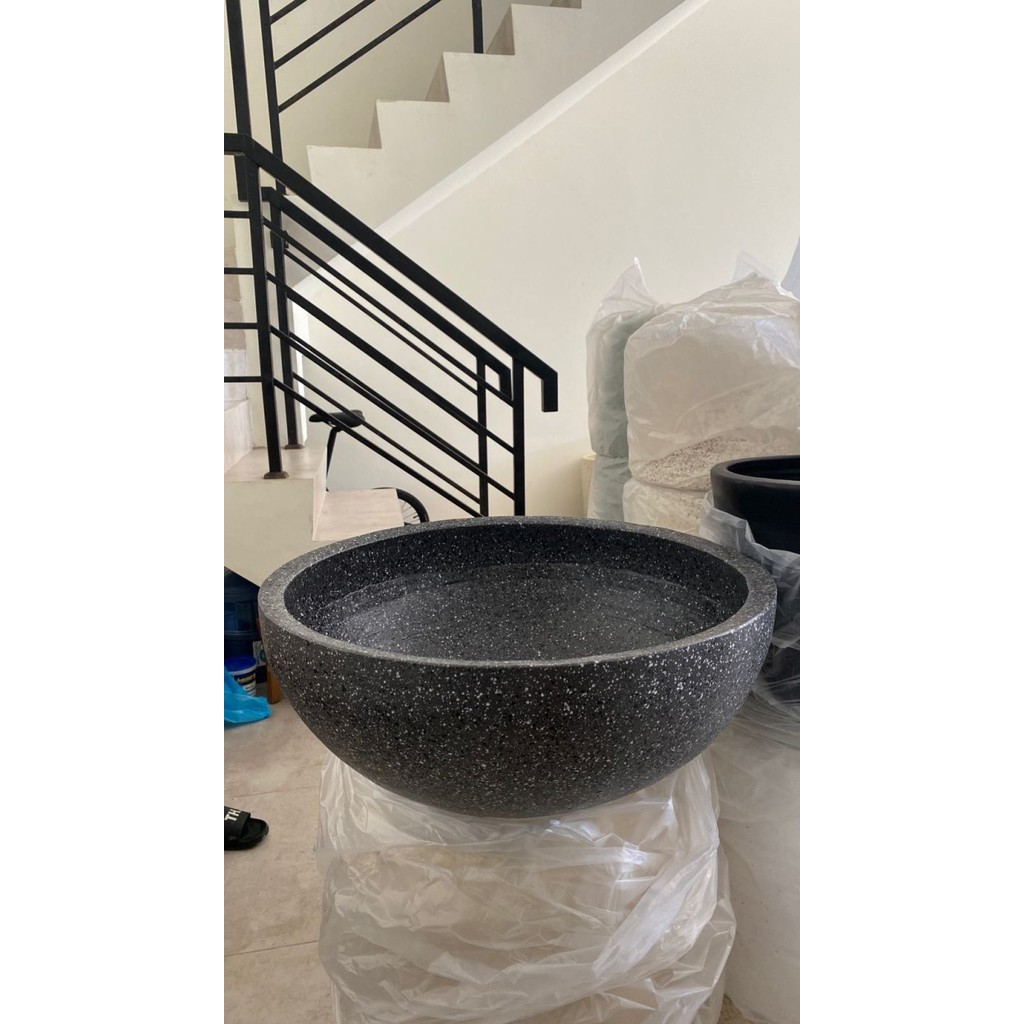 Pot Tanaman Air Terakota Premium Teratai D60T25