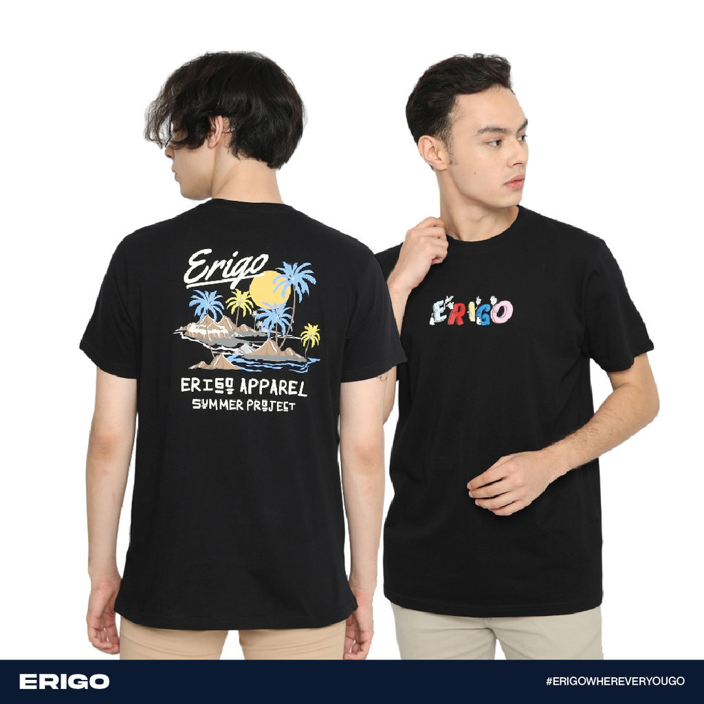 Erigo Buy 1 Get 2 T-Shirt Bundling A | Project Summer Black dan Vintage Gang Black