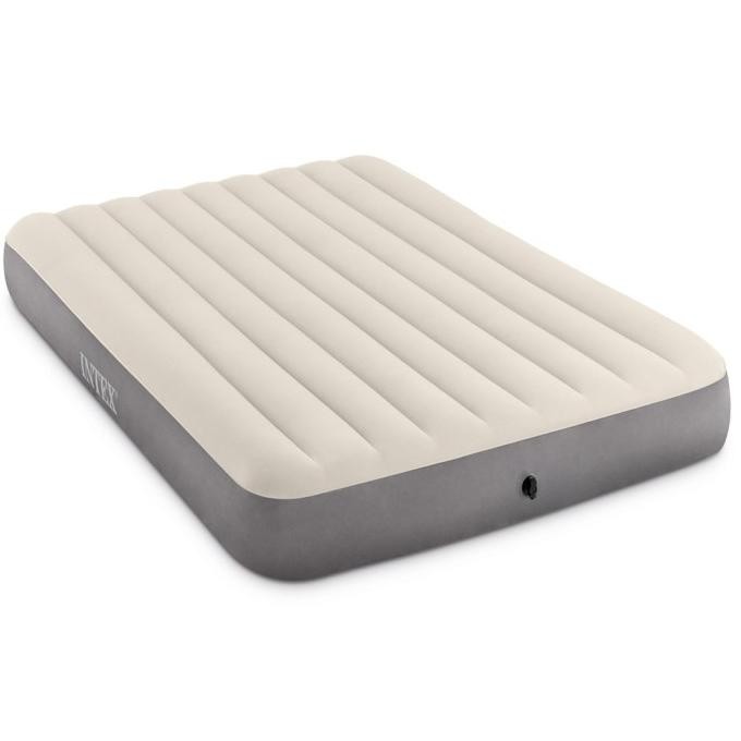 INTEX 64103 Kasur Angin DURABEAM Queen Cream 152x203x25cm