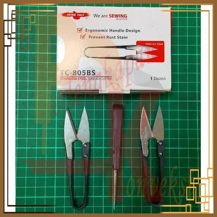 

[PGK] GUNTING BUANG PEMOTONG BENANG CEKRIS GOLDEN EAGLE TC-805BS THREAD CUT