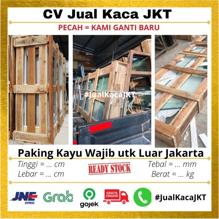 Kusen Jendela Aluminium 100cm x 60cm