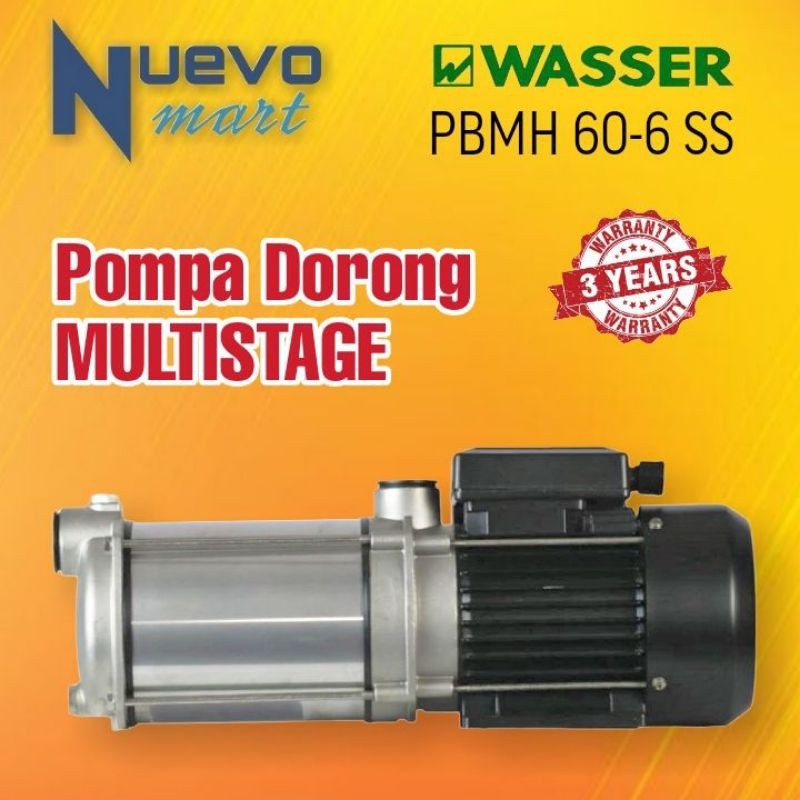 Pompa Dorong Multistage WASSER PBMH 60-6 SS Multistage Booster Pump