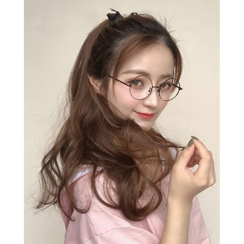 HOT SALE Poni Tail ikat Rambut Curly warna / ikat Rambut Palsu ekor kuda wig