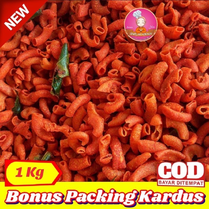 

[1Kg] Makaroni Bantet Pedas / Aneka Makaroni Cemilan Ribhun Snack