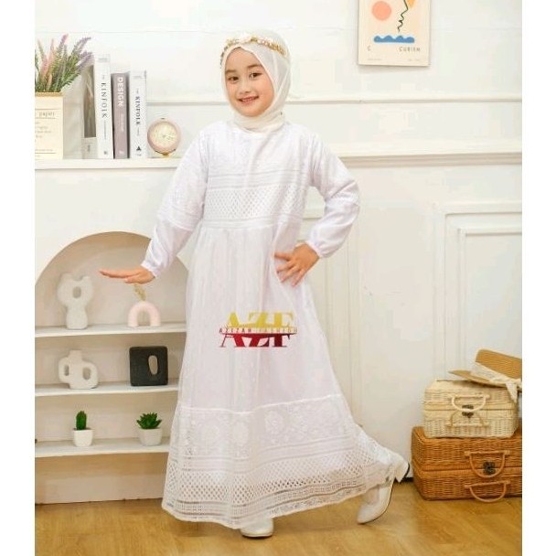 Bj Muslimah Kid Anak2 Perempuan Syar'I Lebaran Anak2 Tanggung Anak Perempuan Terbaru 2025 Bahan Prem