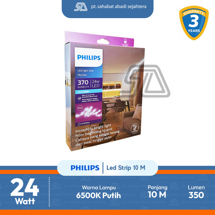 Lampu Philips LED Strip MyCare 24W 10M Putih 6500K