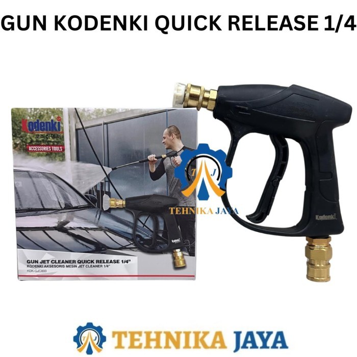 KODENKI Gun Jet Cleaner QRJ 150 Bar Gun Sprayer Drat M22x15 Ukuran Lubang QR 1/4"