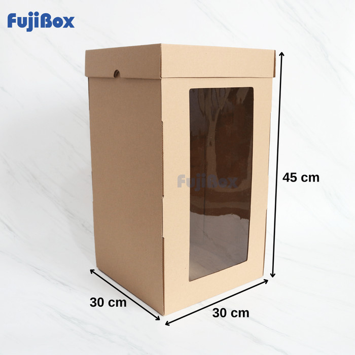 ( 5 Pcs ) KOTAK BOX DUS KUE TART TINGGI 30 x 30 x 45