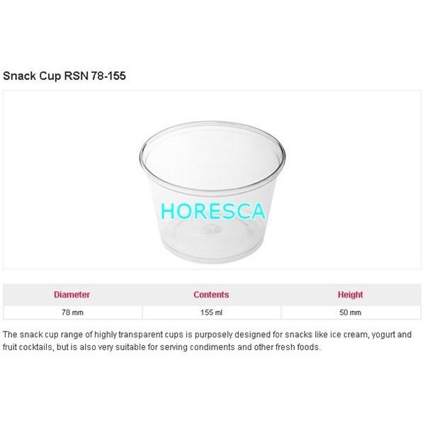 Cup Puding / Cup Plastik Sip 155 Ml + Tutup @50 Pcs