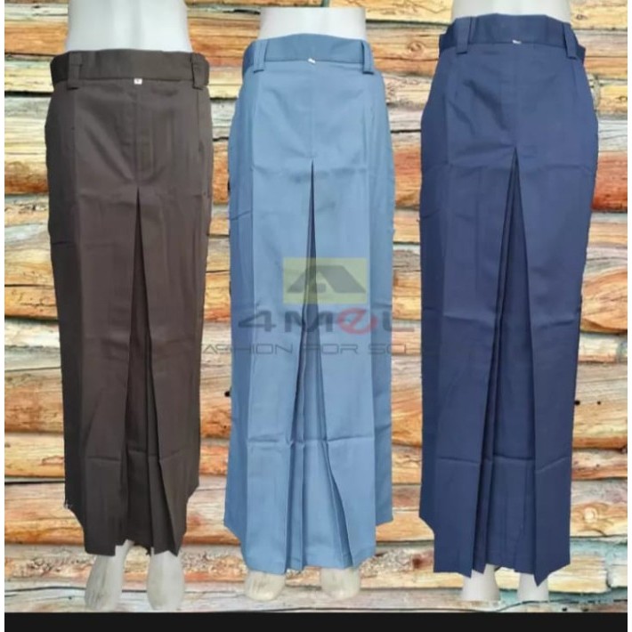 Kain Rok Seragam Sekolah Smp/Sma/Rempel Satu Depan Terbaik