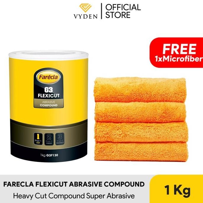 ] FARECLA G3 FLEXICUT ABRASIVE COMPOUND Kompon Kasar Penghilang Baret Dalam Cat Kusam Kerak Jamur Bo